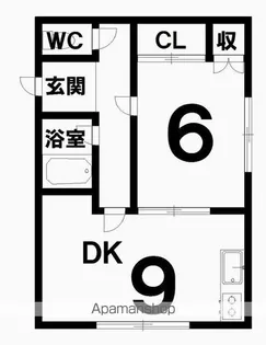 コーポ信成【2階】の間取り